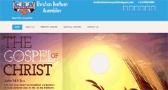 Desktop Screenshot of christianbrethrenassemblies.com