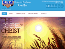 Tablet Screenshot of christianbrethrenassemblies.com
